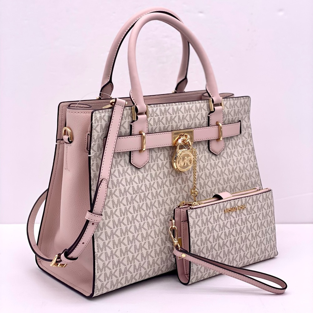 Michael Kors Hamilton Medium Satchel And Wallet set - Picture 4 of 15
